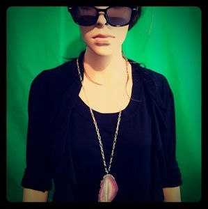 Hand made agate necklace